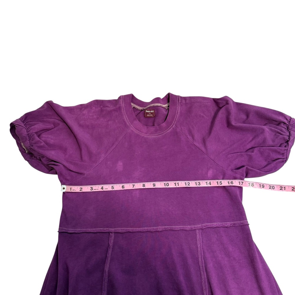 Free People | Free-est | Brentwood Maxi Dress Washed Purple Cotton Casual Size S - Picture 10 of 14